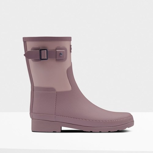 Hunter Refined Texture Block Slim Fit Short Wellies (D086J) Ireland